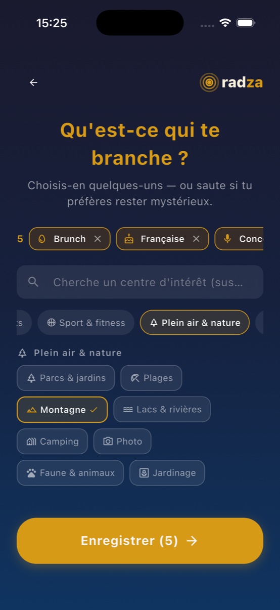 Radza — centres d'intérêt